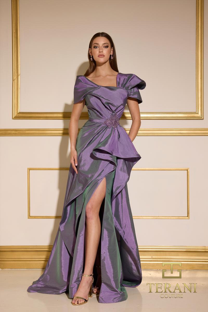 Terani Evenings Dress 252E5148 - Purple
