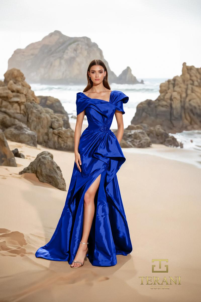 Terani Evenings Dress 252E5148 - Royal