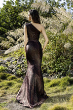 Terani Evenings Dress 252E5159 - Wine Gold