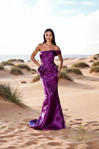 Terani Evenings Dress 252E5162 - Plum