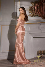 Terani Evenings Dress 252E5162 - Champagne