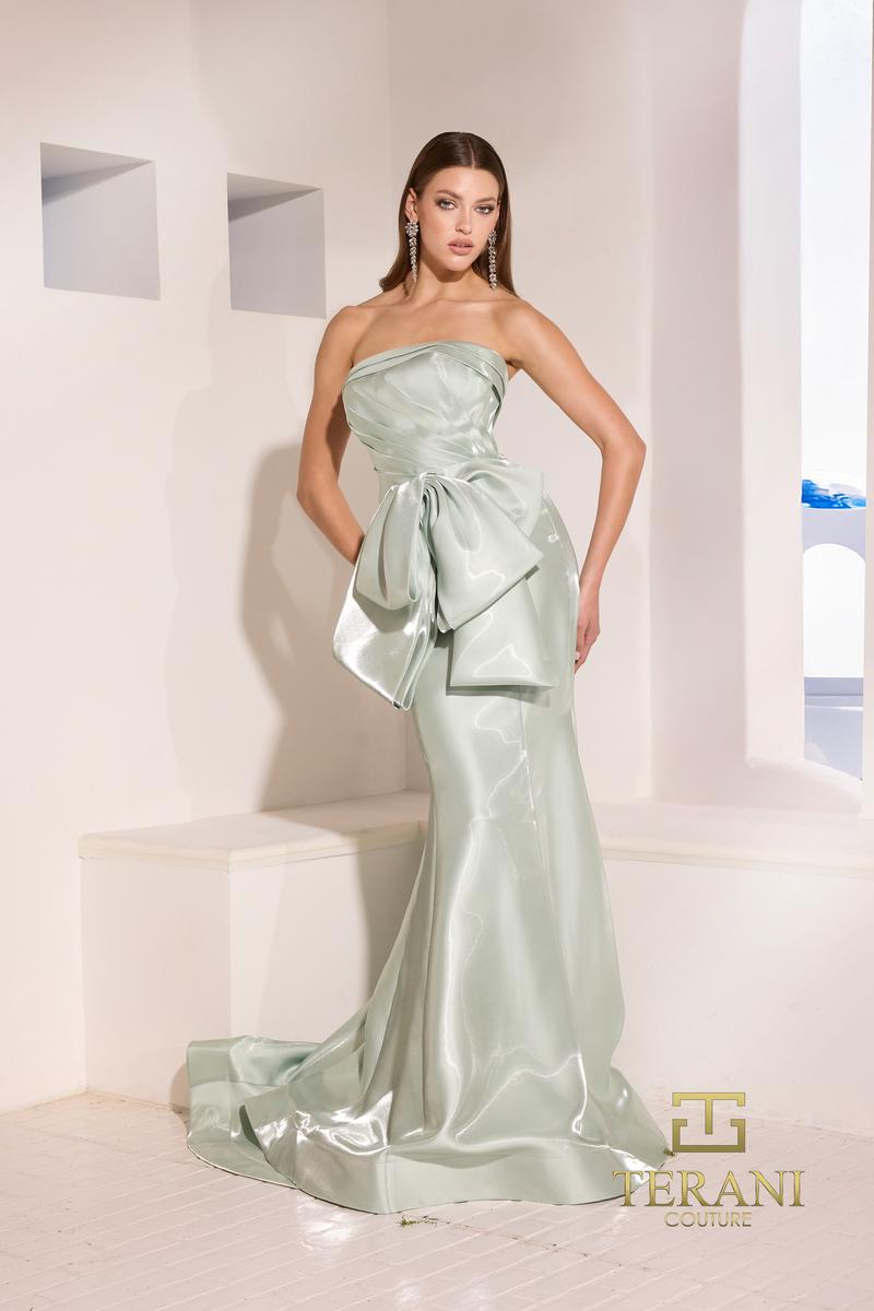 Terani Evenings Dress 252E5164 - Sage