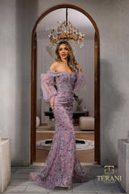 Terani Evenings Dress 252E5196 - Rose