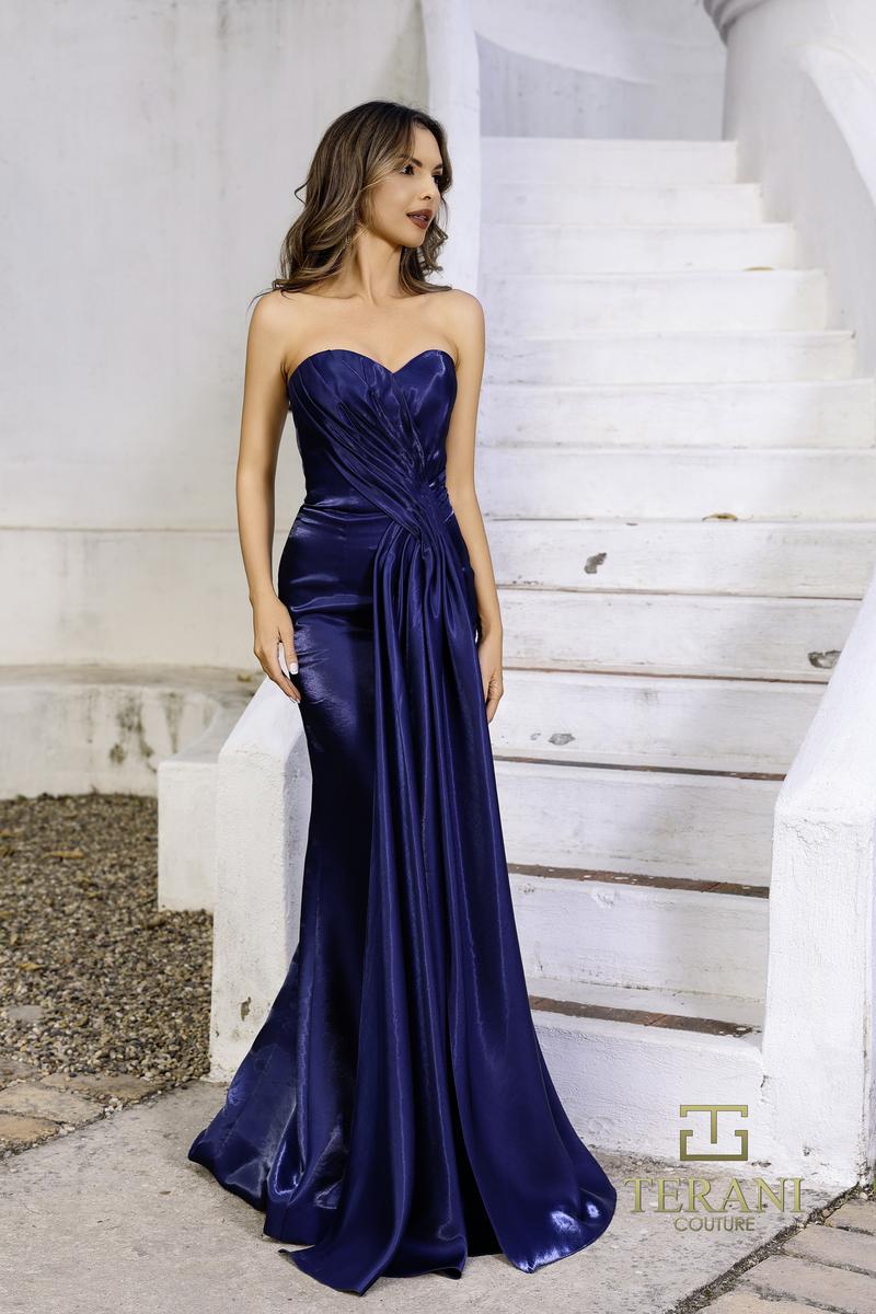 Terani Evenings Dress 252E5512 - Cobalt