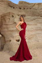 Terani Evenings Dress 252E5514 - Wine