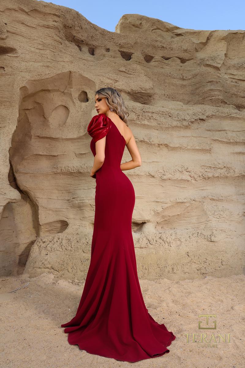 Terani Evenings Dress 252E5514 - Wine