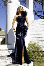 Terani Evenings Dress 252E5516 - Navy