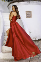 Terani Evenings Dress 252E5531 - Red