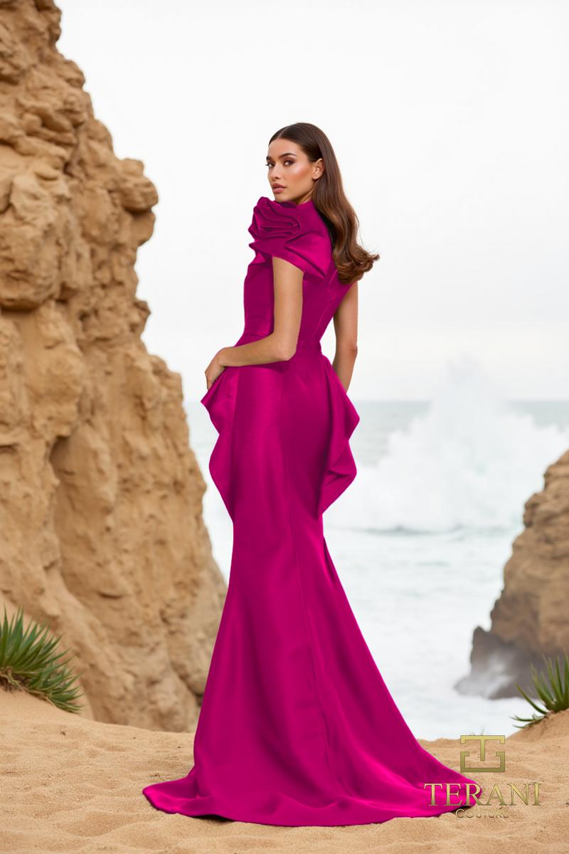 Terani Evenings Dress 252E5546 - Fuchsia