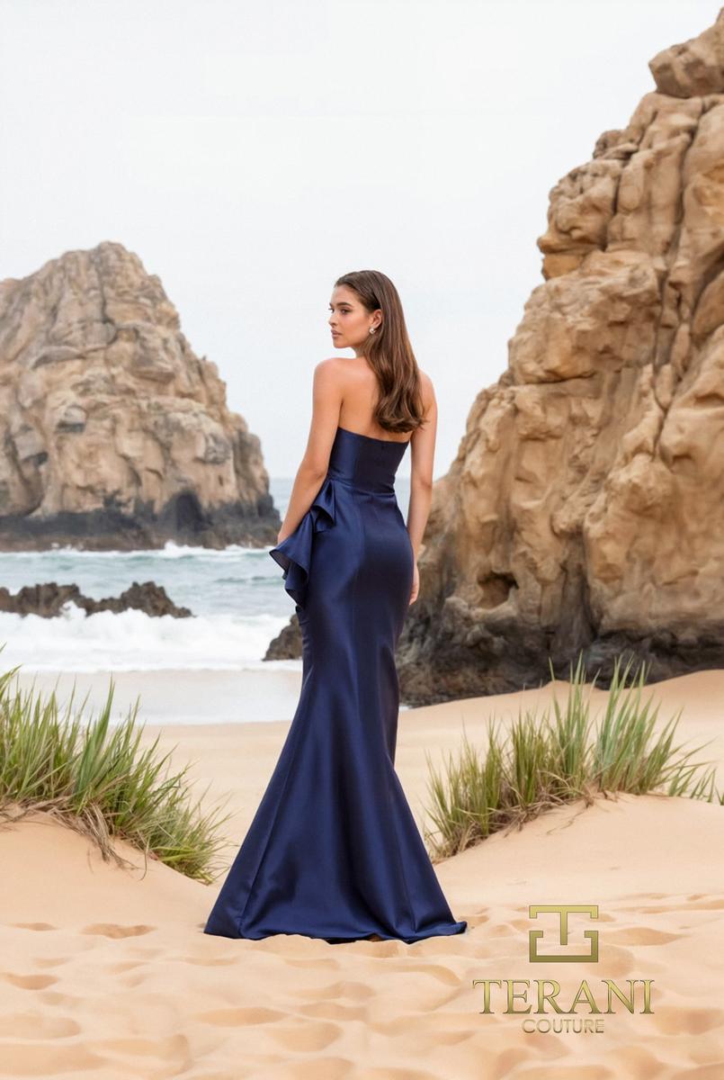 Terani Evenings Dress 252E5550 - Navy