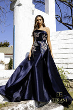 Terani Mother of the Bride Dress 252M5309 - Navy Navy