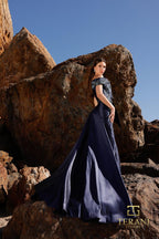 Terani Mother of the Bride Dress 252M5309 - Navy Navy