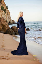 Terani Mother of the Bride Dress 252M5310 - Navy