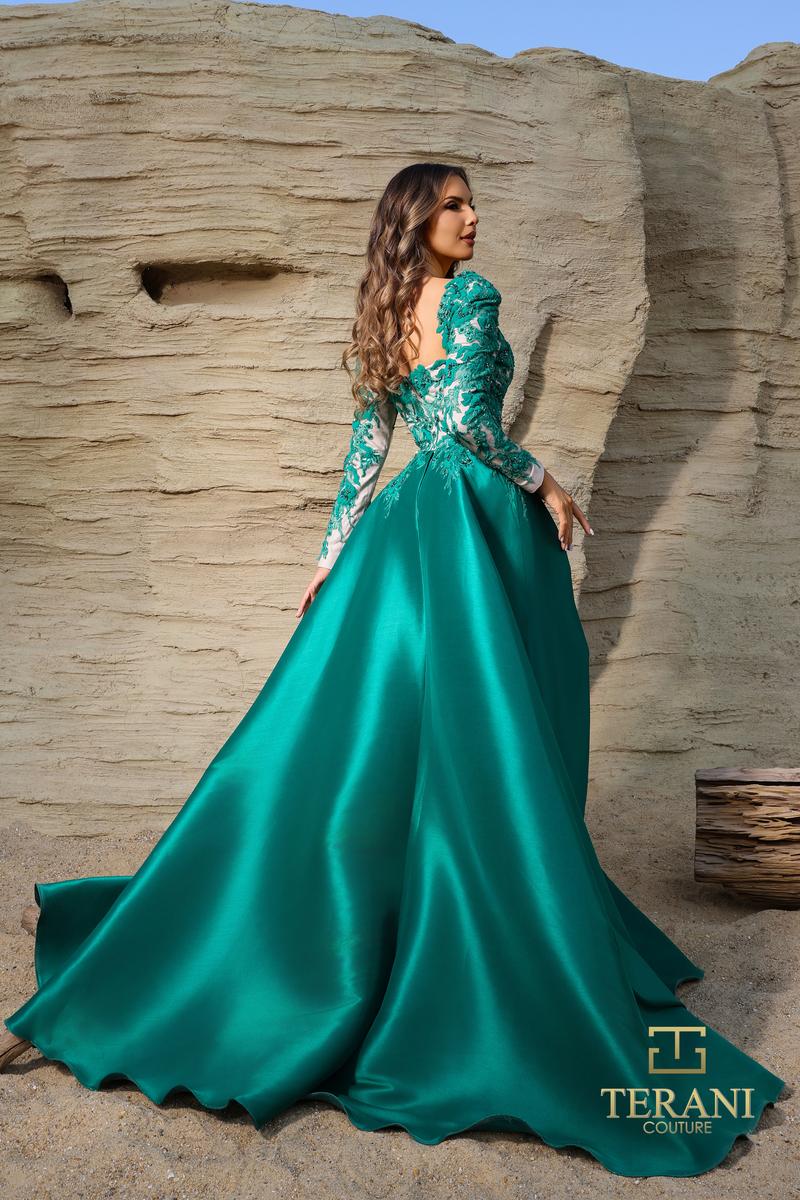 Terani Mother of the Bride Dress 252M5311 - Emerald