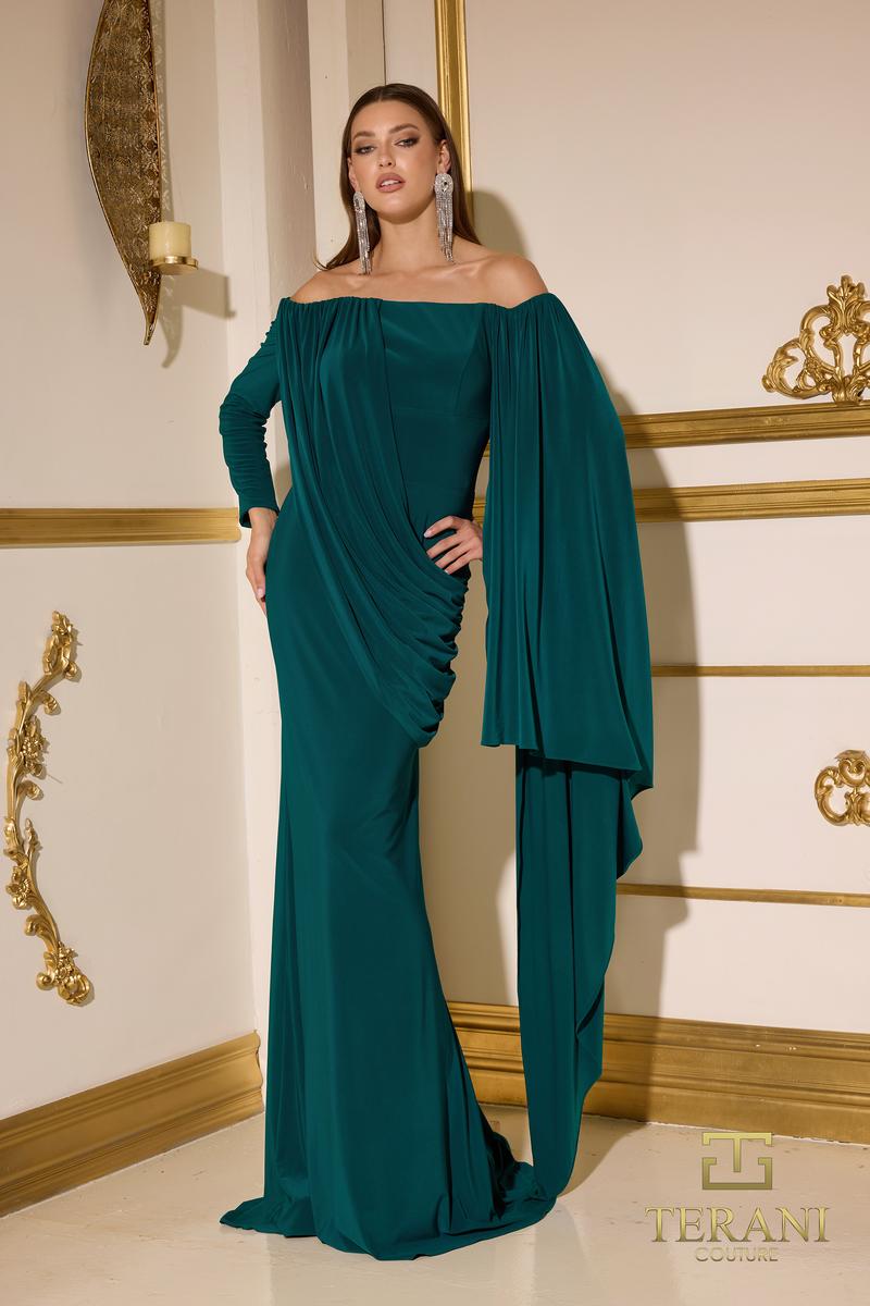Terani Couture Mother of the Bride 252M5322 - Teal