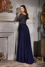 Terani Mother of the Bride Dress 252M5332 - Navy