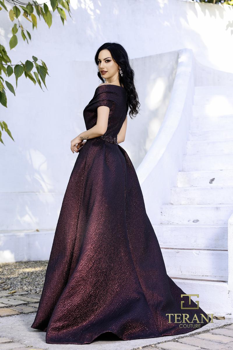 Terani Mother of the Bride Dress 252M5333 - Vino