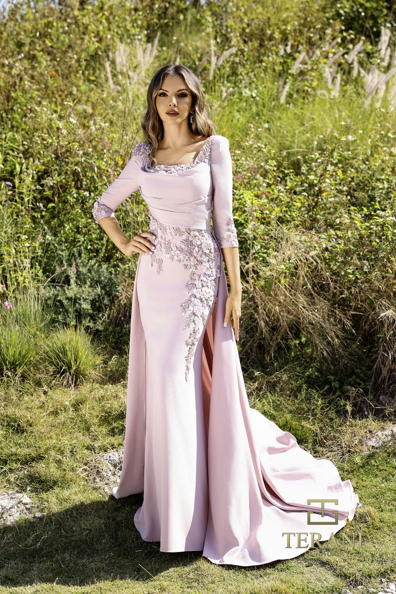 Terani Mother of the Bride Dress 252M5338 - Mink