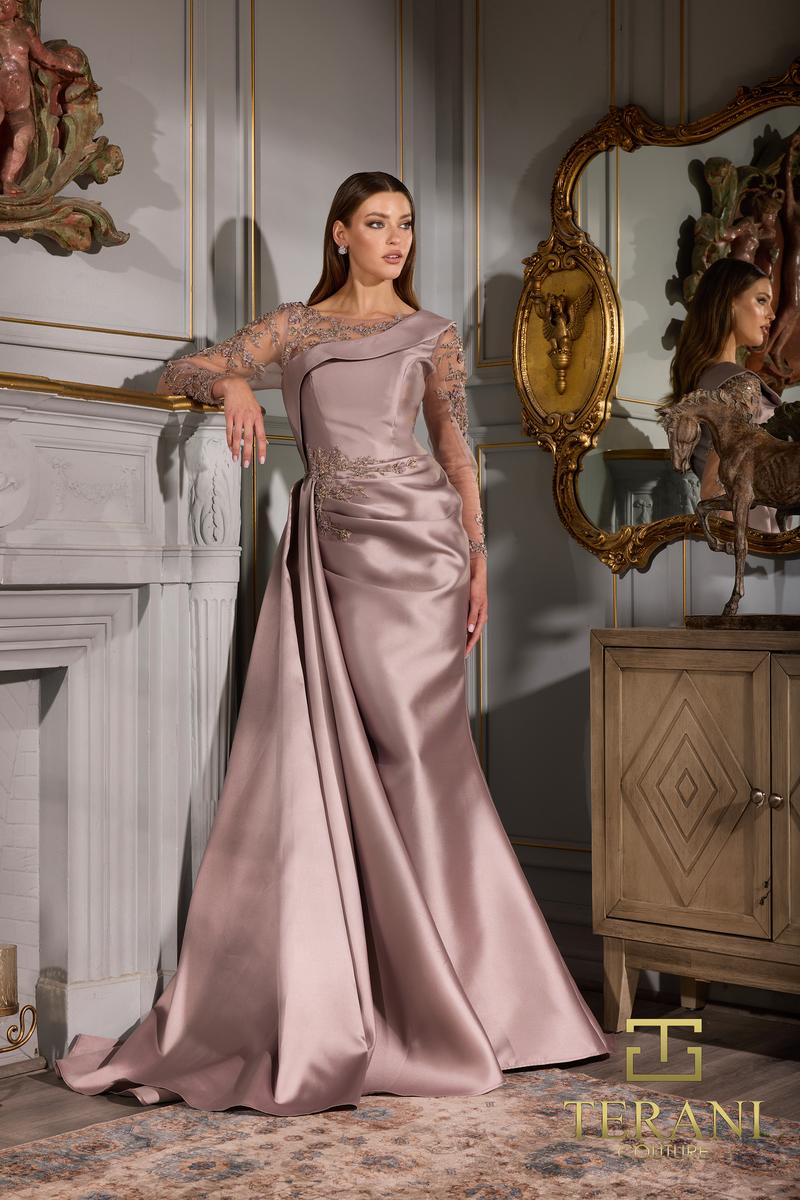 Terani Mother of the Bride Dress 252M5344 - Mink