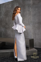 Terani Mother of the Bride Dress 252M5352 - Silver