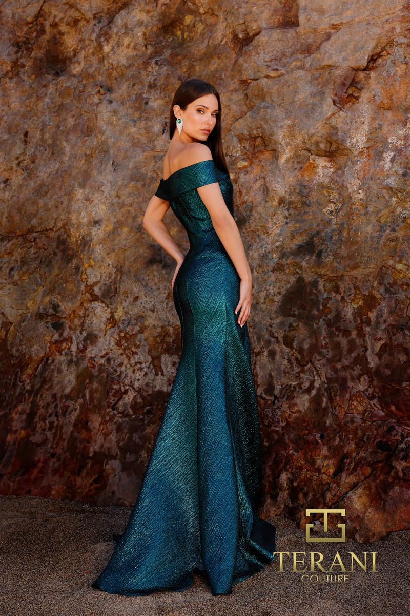 Terani Mother of the Bride Dress 252M5364 - Hunter