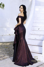 Terani Mother of the Bride Dress 252M5364 - Vino
