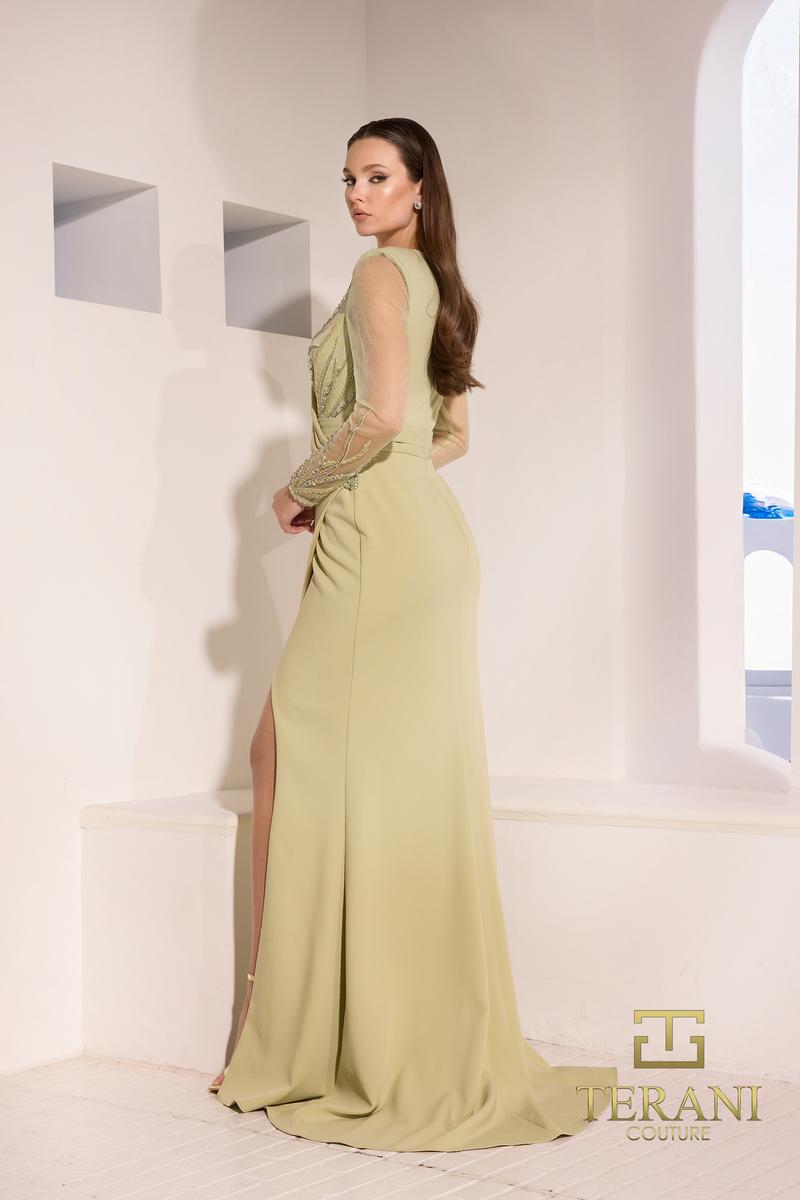 Terani Mother of the Bride Dress 252M5377 - Sage