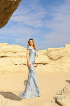 Terani Mother of the Bride Dress 252M5520 - Denim