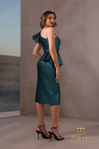 Terani Cocktail Dress 252C5012 - Hunter