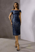 Terani Cocktail Dress 252C5019 - Navy
