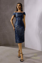Terani Cocktail Dress 252C5019 - Navy