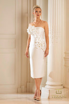 Terani Cocktail Dress 252C5042 - Ivory