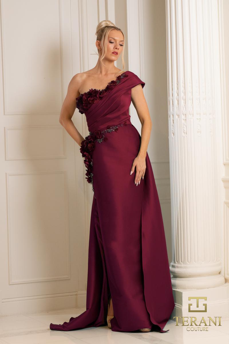 Terani Evenings Dress 252E5116 - Wine