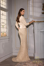 Terani Mother of the Bride Dress 252M5310 - Champagne