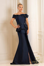 Terani Mother of the Bride Dress 252M5328 - Navy