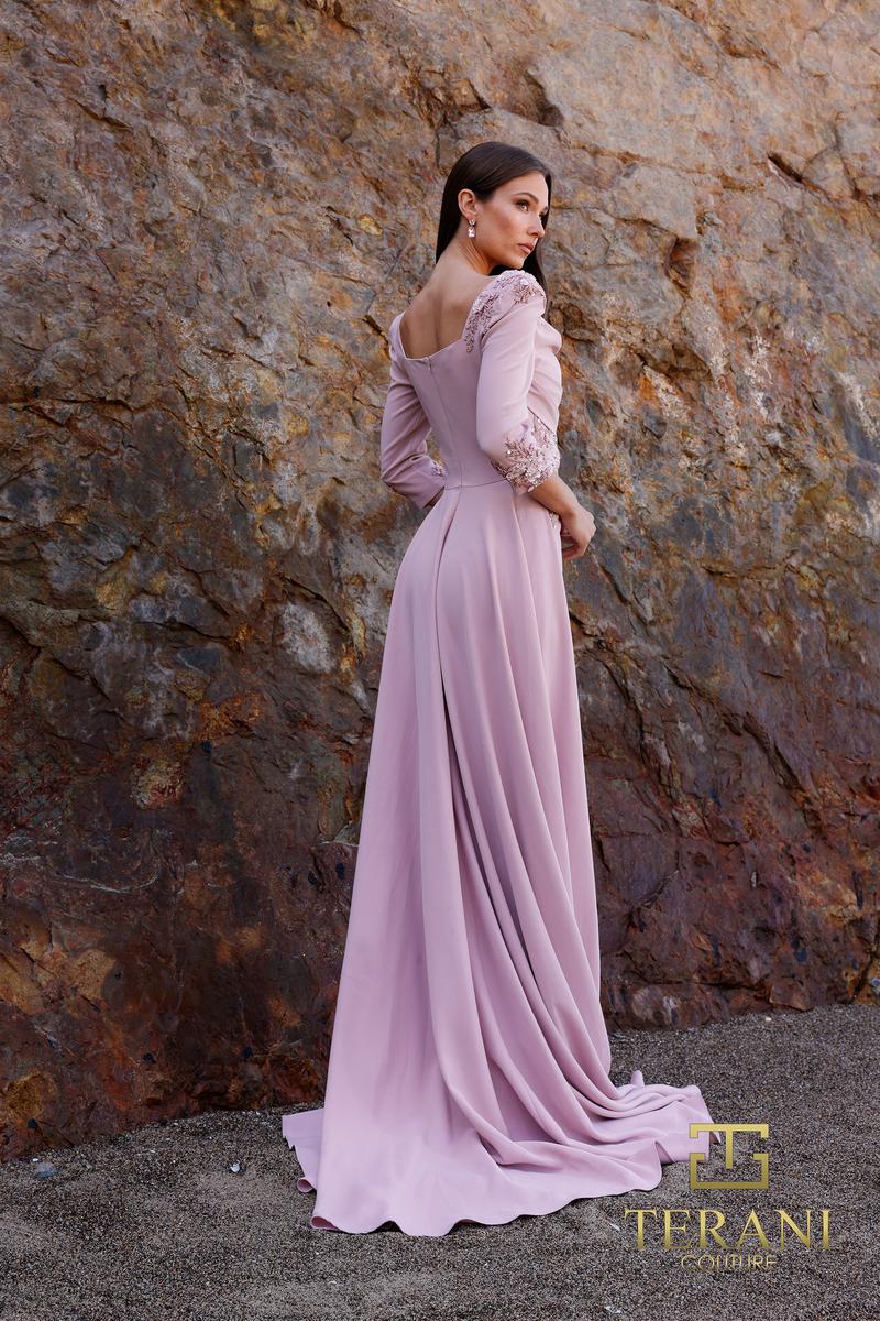 Terani Mother of the Bride Dress 252M5338 - Mink