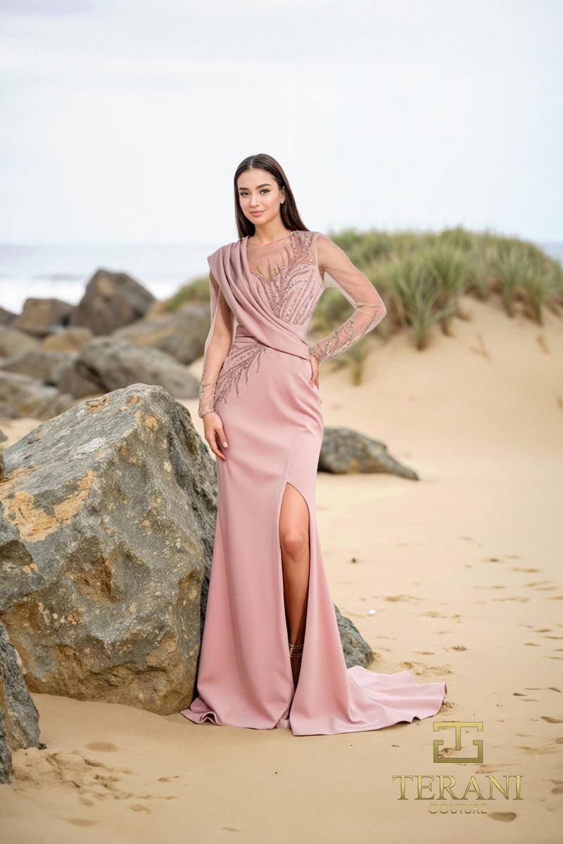 Terani Mother of the Bride Dress 252M5377 - Dusty Rose