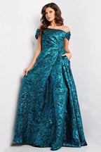Jovani Evening 25665 - Peacock/Teal