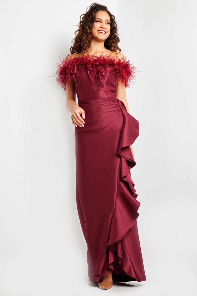 Jovani Evening 25786 - Burgundy