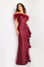 Jovani Evening 25786 - Burgundy
