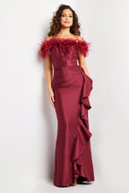 Jovani Evening 25786 - Burgundy