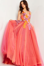 Jovani Prom 25800 - Orange/Multi