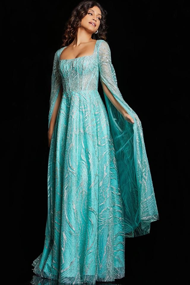 Jovani Evening 25811 - Mint