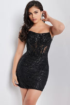 Jovani Short Evening Dress 26183 - Black