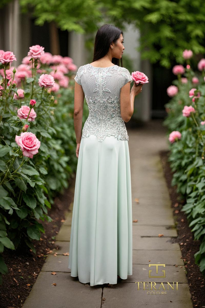 Terani Mother of the Bride Dress 261M6437 - Sage