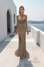 Terani Prom 261P6079 - Taupe