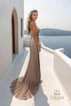 Terani Prom 261P6079 - Taupe