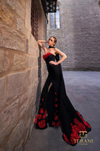 Terani Prom 261P6623 - Black Red