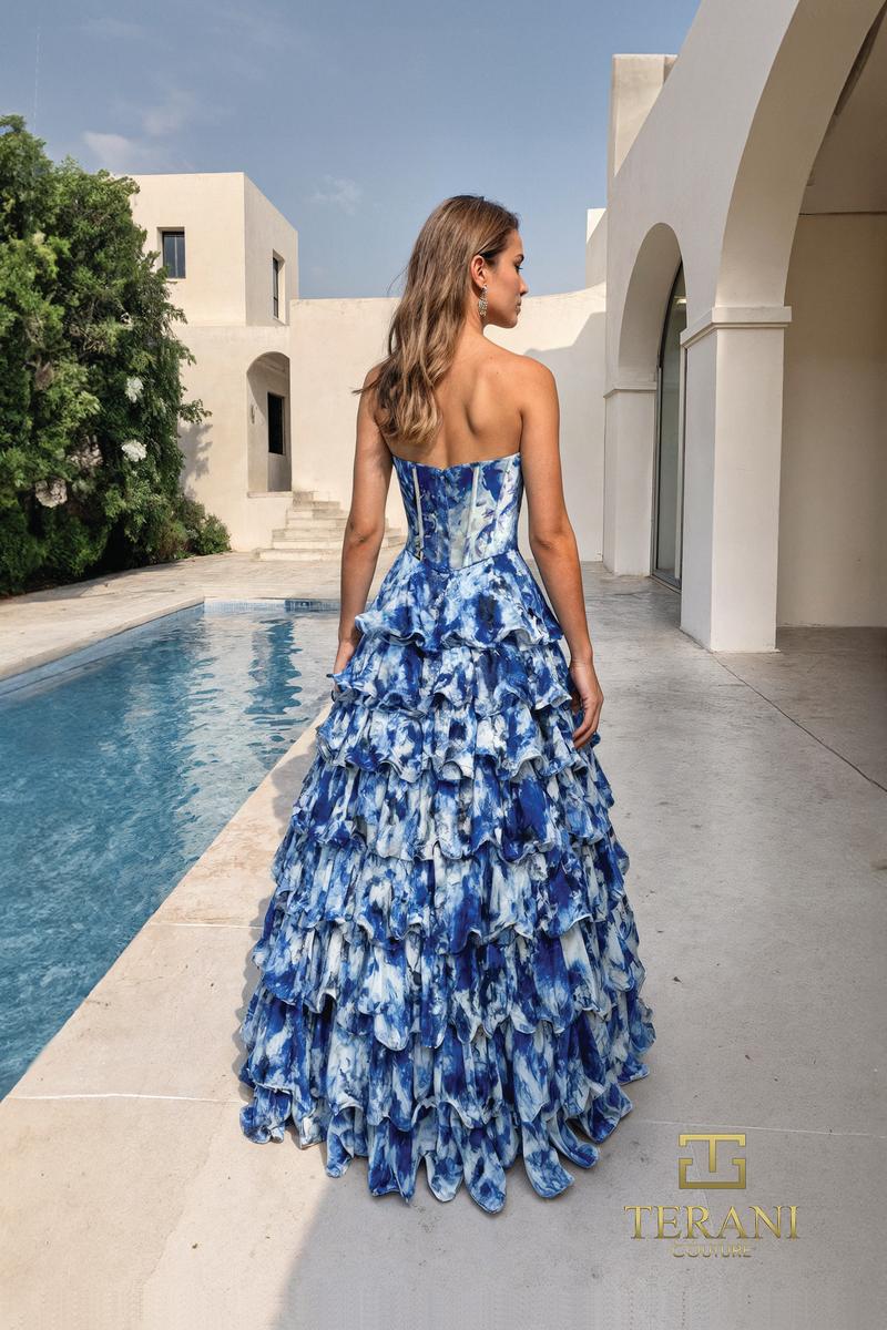 Terani Prom 261P6690 - Blue Mult