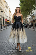 Terani Couture Cocktail 261C6761 - Black Gold